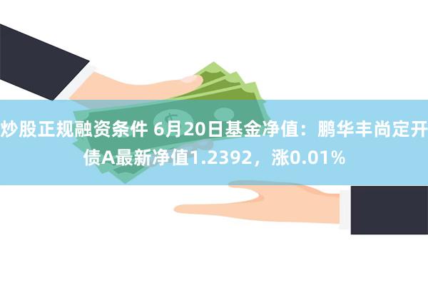 炒股正规融资条件 6月20日基金净值：鹏华丰尚定开债A最新净值1.2392，涨0.01%