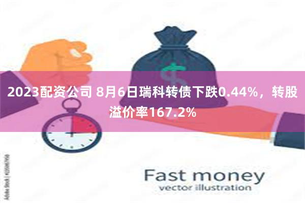 2023配资公司 8月6日瑞科转债下跌0.44%，转股溢价率167.2%