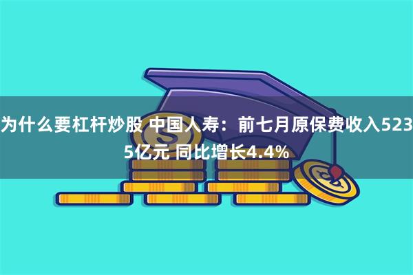 为什么要杠杆炒股 中国人寿：前七月原保费收入5235亿元 同比增长4.4%