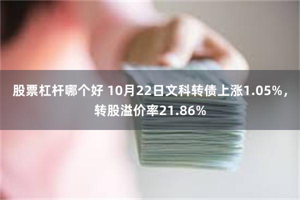 股票杠杆哪个好 10月22日文科转债上涨1.05%，转股溢价率21.86%