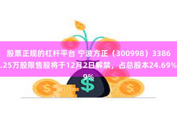 股票正规的杠杆平台 宁波方正（300998）3386.25万股限售股将于12月2日解禁，占总股本24.69%